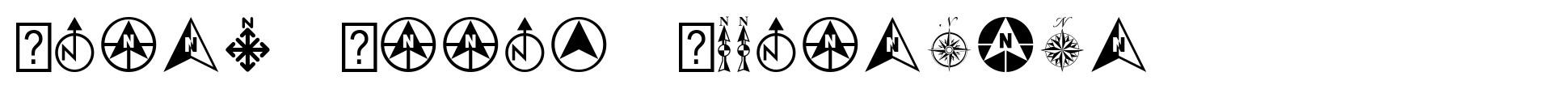 North Arrow Assortment